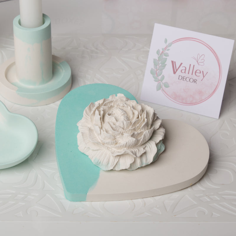 Xmas Collection  - Peony & Mint Hearts Aroma Set - Valley Decor